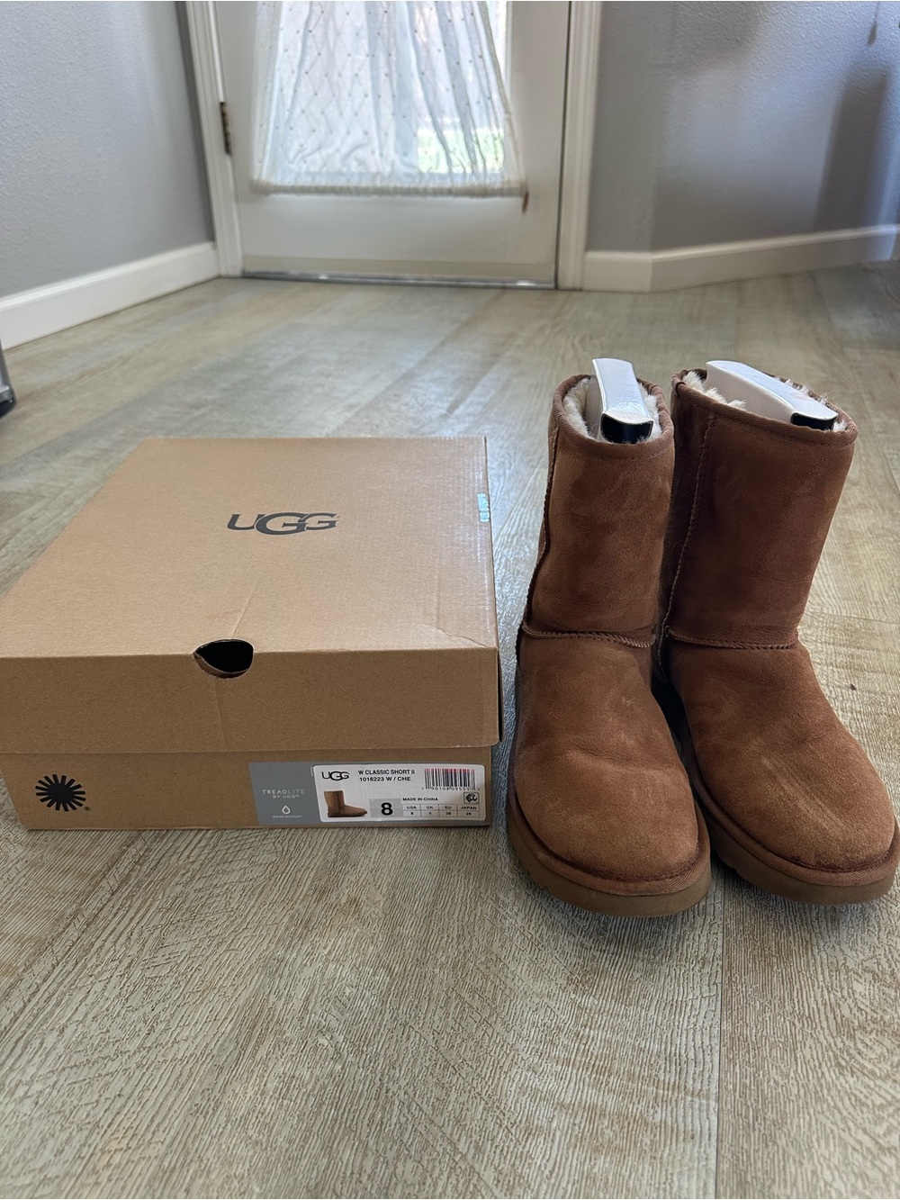 UGG Chestnut Short Suede Boots